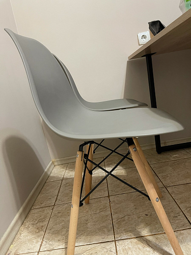 Пластиковый стул Eames PC-015 желтый фото покупателя 165