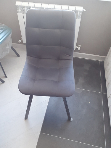 Стул Чилли 2 темно-серый  / черный фото покупателя 1160