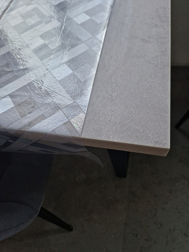 Стол Лота Лофт 120 32 мм бетон / черный матовый фото покупателя 24