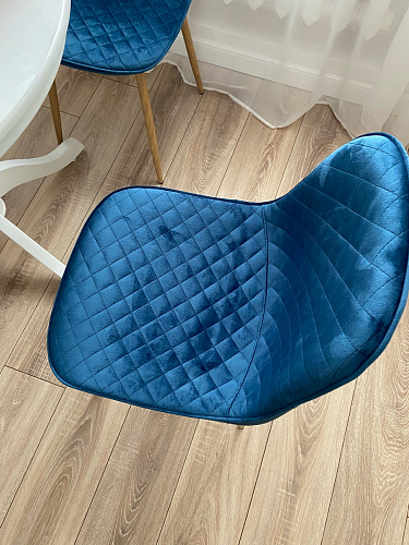 Стул на металлокаркасе Capri dark beige / white фото покупателя 133