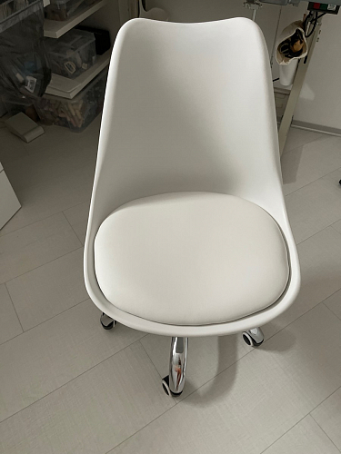 Компьютерное кресло Kolin с подушкой clear / white фото покупателя 250