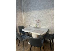 Стул на металлокаркасе Челси светло-серый / белый каркас фото покупателя 221