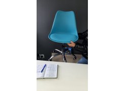 Компьютерное кресло Kolin с подушкой clear / white фото покупателя 7