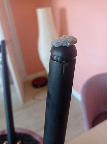 Стул на металлокаркасе Gabi 1 light blue / black / gold фото покупателя 750