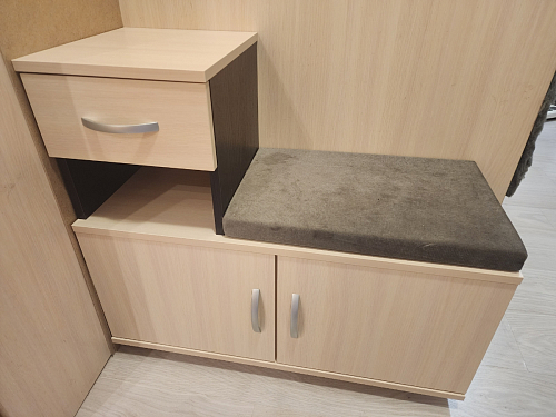 Обувница Аврора дуб млечный / венге фото покупателя 106