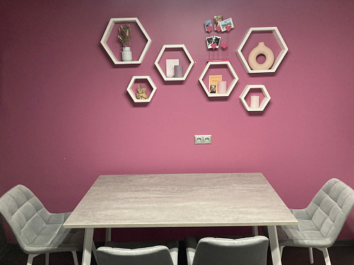 Стол Тринити Лофт 120 32 мм дуб галифакс табако / черный матовый фото покупателя 104