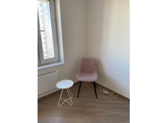 Стул на металлокаркасе Баодин К крутящийся фиолетовый teddy 944 / черный фото покупателя 21