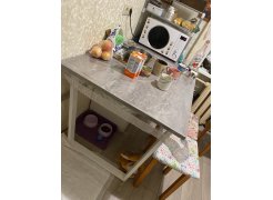 Стол Лота Лофт 120 25 мм сабия / черный матовый фото покупателя 633