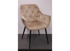 Стул на металлокаркасе Remo dark grey из шоурума 1