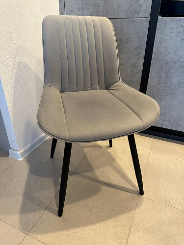 Стул на металлокаркасе Седа К латте / черный фото покупателя 44