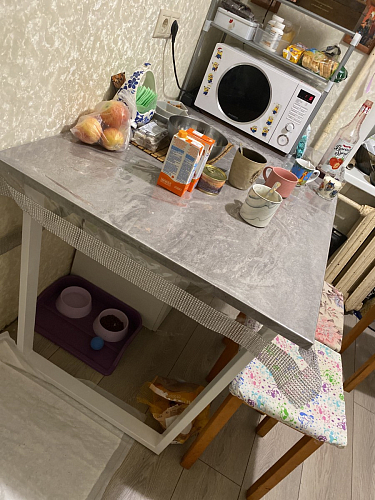 Деревянный стол Лота Лофт 140х80 дуб крафт табачный / черный матовый фото покупателя 633