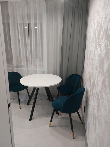 Стул на металлокаркасе Gabi 1 dark gray / black фото покупателя 405