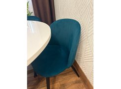 Стул на металлокаркасе Gabi blue / black фото покупателя 637