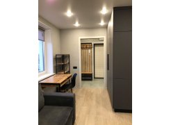 Письменный стол Леон Лофт дуб делано темный / черный матовый фото покупателя 46