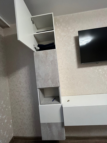 Модульная гостиная Лонгфорд комплектация 1 белый / дуб вотан фото покупателя 3