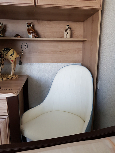 Стул на металлокаркасе Rendal light blue / white фото покупателя 4