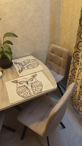 Стул на металлокаркасе Чилли синяя ткань / белый фото покупателя 1476