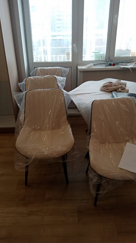 Стул на металлокаркасе Seda black / light gray фото покупателя 19