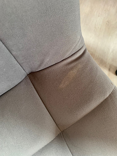 Стул на металлокаркасе Чилли К темно-серый (velutto 32) / черный фото покупателя 542