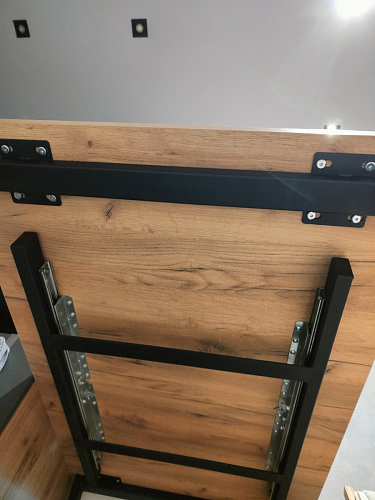 Деревянный стол Лота Лофт 120х75 белый матовый / дуб крафт золотой фото покупателя 762