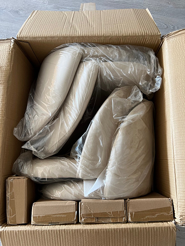 Стул на металлокаркасе Gabi wine red / black фото покупателя 341