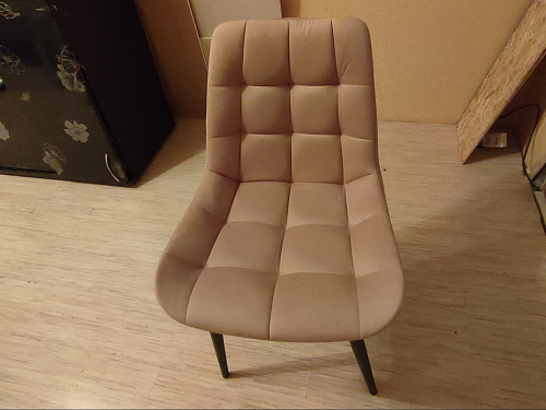 Стул на металлокаркасе Челси бирюзовый / черный фото покупателя 93