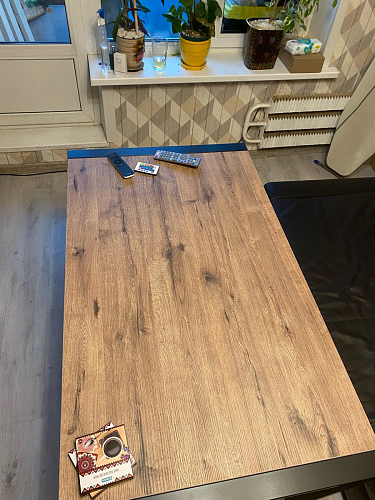 Стол Центавр бетон / графит фото покупателя 4