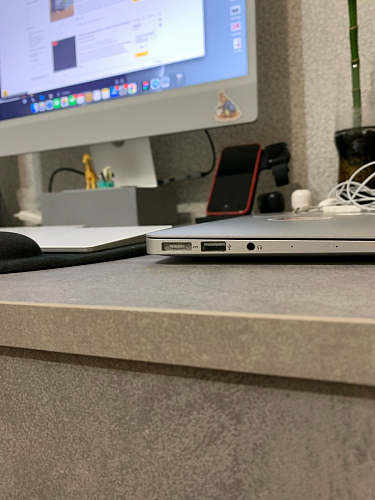 Письменный стол Битти Лофт 116х60х75 дуб делано светлый / белый матовый фото покупателя 9