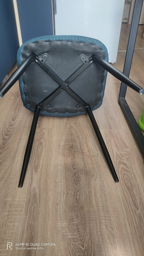 Стул на металлокаркасе Lilu 05 gray / white фото покупателя 21