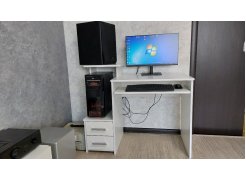 Компьютерный стол Джаз-24 левый белый фото покупателя 98