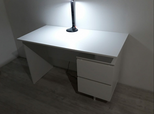 Письменный стол СПМ-19 Белый фото покупателя 2