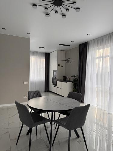 Стул на металлокаркасе Седа 360 К латте (velutto 08) / белый фото покупателя 84