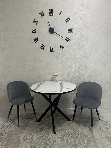 Стул на металлокаркасе Gabi 1 light purple / black фото покупателя 800