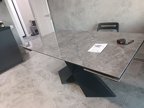 Керамический стол Хасселвуд 160(220)х90х77 baolai / черный фото покупателя 14