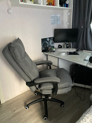 Компьютерное кресло Rapid голубое фото покупателя 148