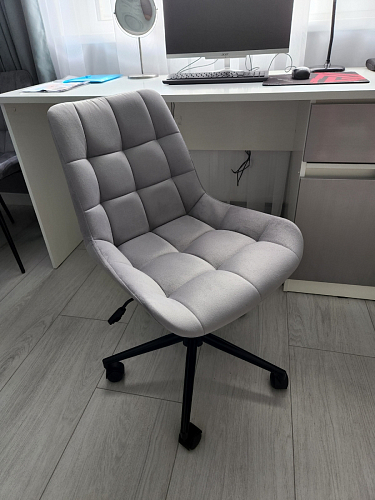 Компьютерное кресло Честер кирпичный / черный фото покупателя 32