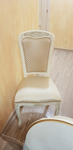 Стул Клето патина серебро / черный фото покупателя 12