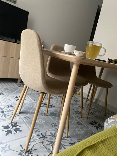 Стул на металлокаркасе Lilu pink / black фото покупателя 4