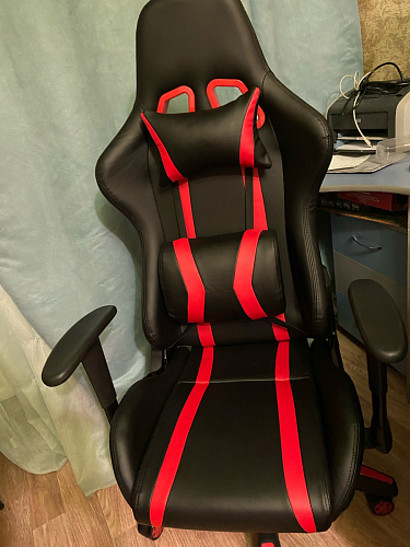 Компьютерное кресло Blok light blue / black фото покупателя 8