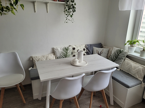 Стол Тринити Лофт 120 32 мм дуб галифакс табако / черный матовый фото покупателя 761