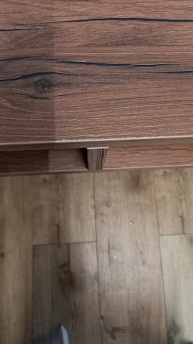 Письменный стол Леон Лофт черный матовый / дуб вотан фото покупателя 108