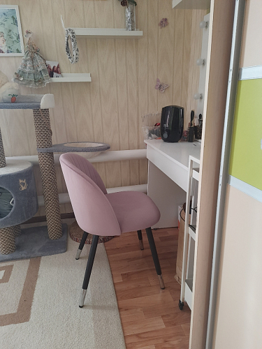 Стул на металлокаркасе Gabi latte / gold / black фото покупателя 492