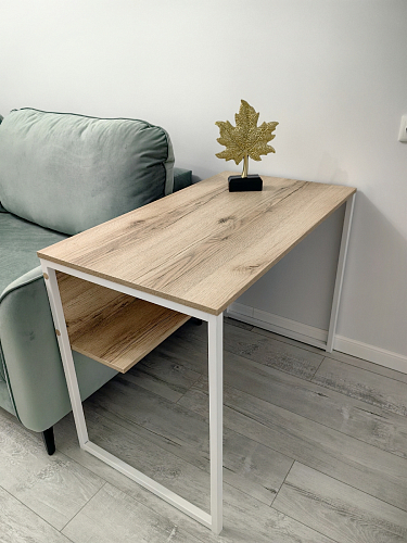 Письменный стол Клер Лофт черный матовый / бетон фото покупателя 30