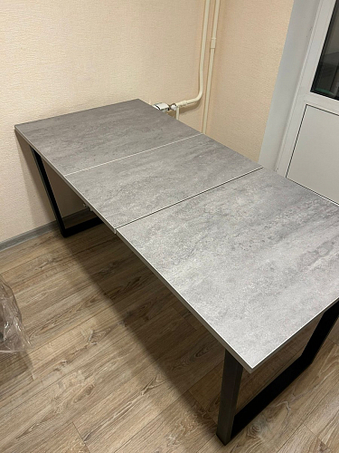 Деревянный стол Лота Лофт 120x75 дуб крафт табачный / черный матовый фото покупателя 901