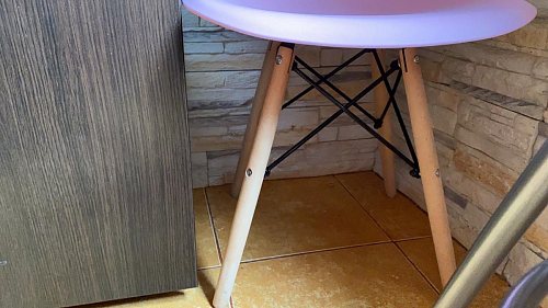 Пластиковый стул Eames PC-015 желтый фото покупателя 441