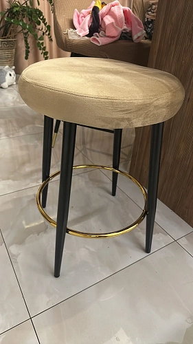 Барный стул Plato white fabric фото покупателя 9