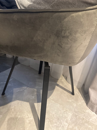 Стул на металлокаркасе Twin gray / black фото покупателя 21