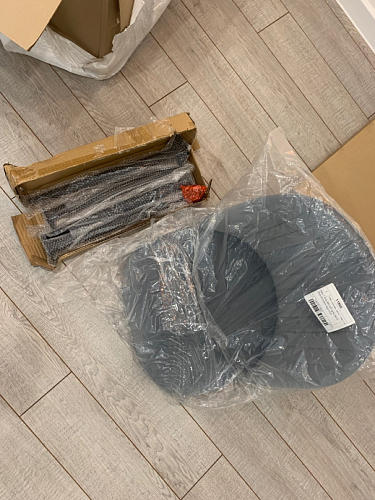 Стул на металлокаркасе Gabi green / black / silver фото покупателя 250