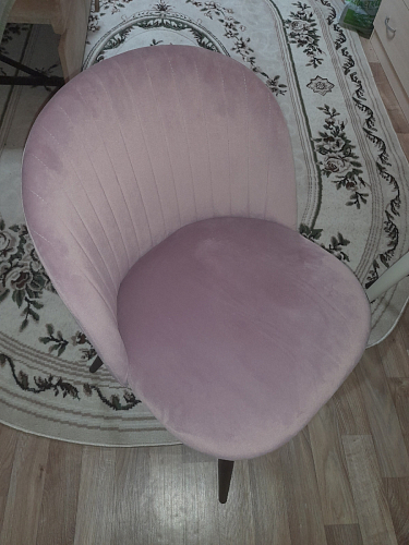 Стул на металлокаркасе Gabi 1 light purple / black фото покупателя 71