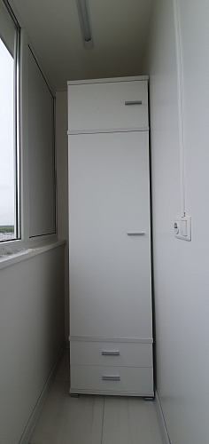 Шкаф КС-10 нельсон / белый фото покупателя 1